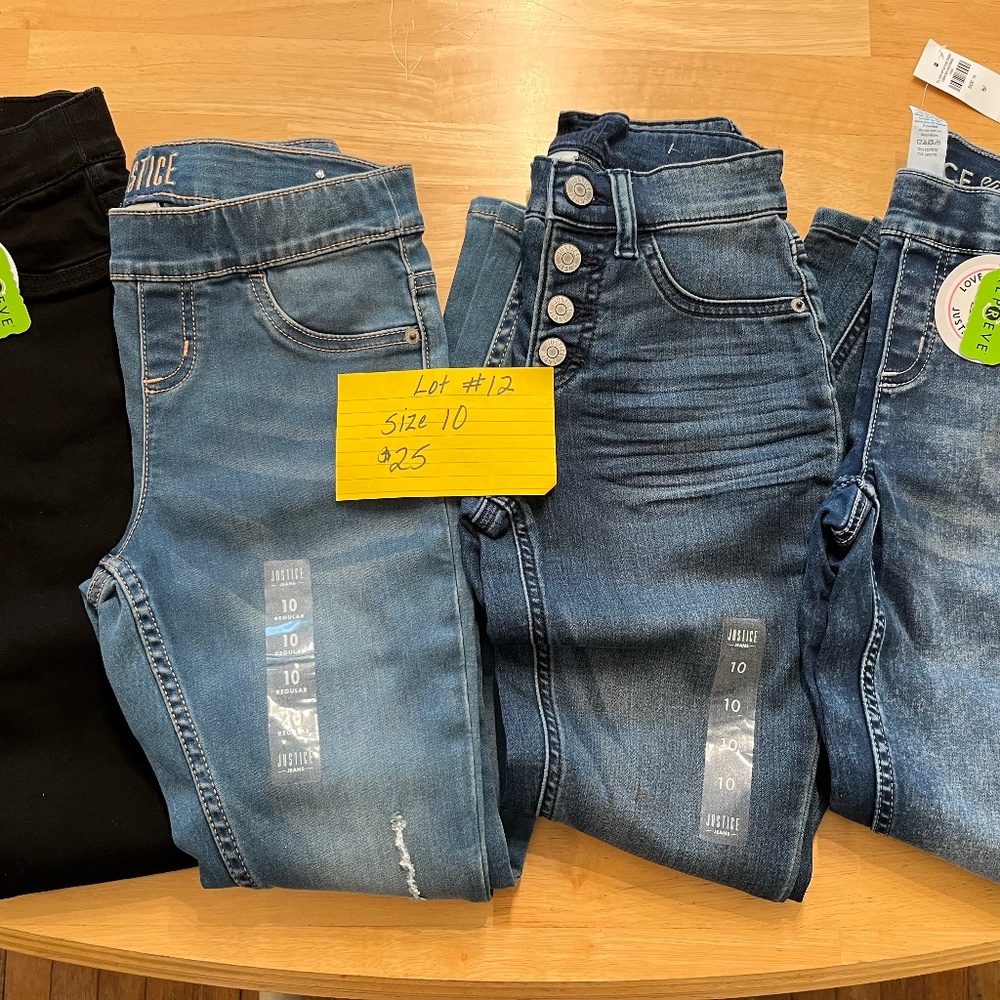 4 pairs of girls pants